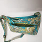 Vera Bradley Peacock Crossbody Purse Retired Zipper Handbag Double Pocket Sling