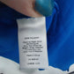 Talbots Petites Blue Chiffon Blouse Flutter Sleeve V Neck Women's MP Polyester