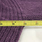 Vintage Gachet Womens Medium Geometric Knit Sweater Purple