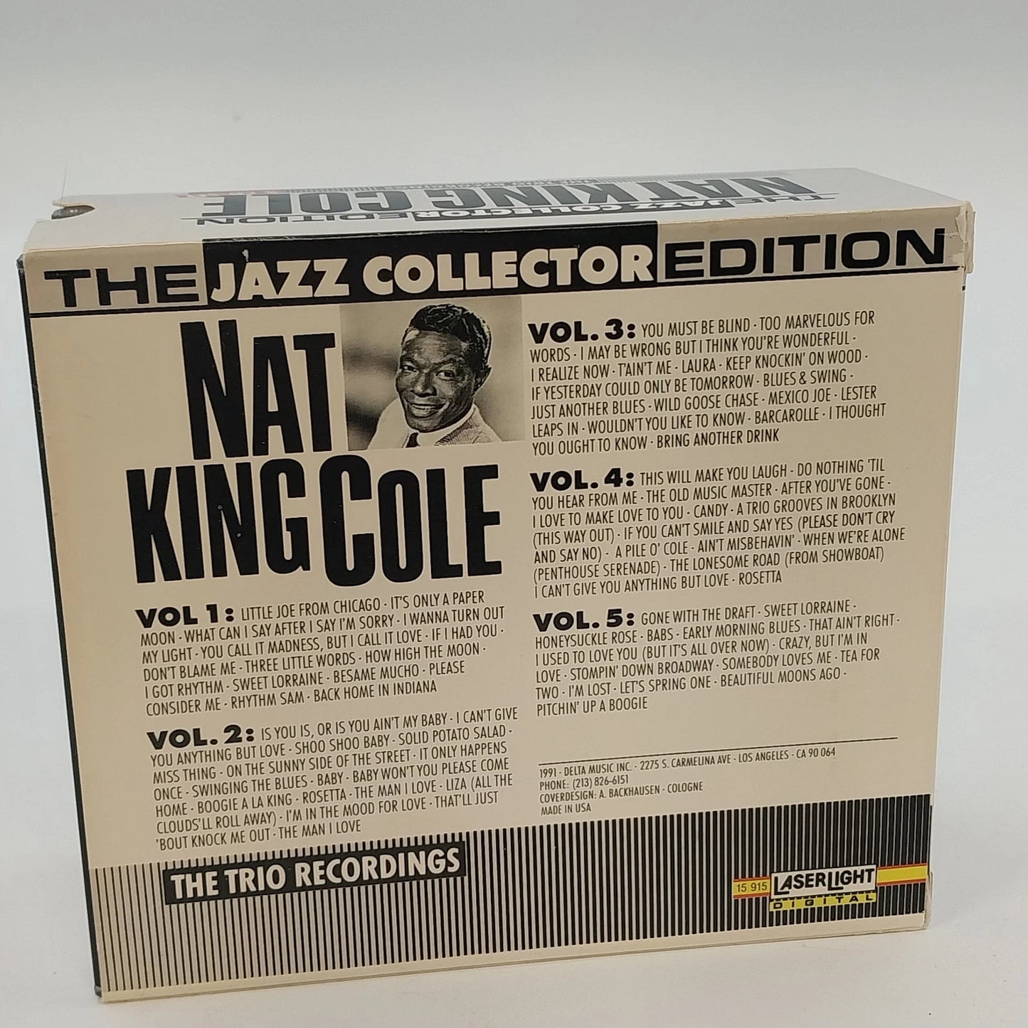 Nat King Cole Jazz Collector Edition Trio Recordings 5 CD Box Set LaserLight