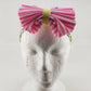 Dr Seuss Pink Bow Headbands 2 Pc Colorful Stretch Hair Wrap Child Adult NEW