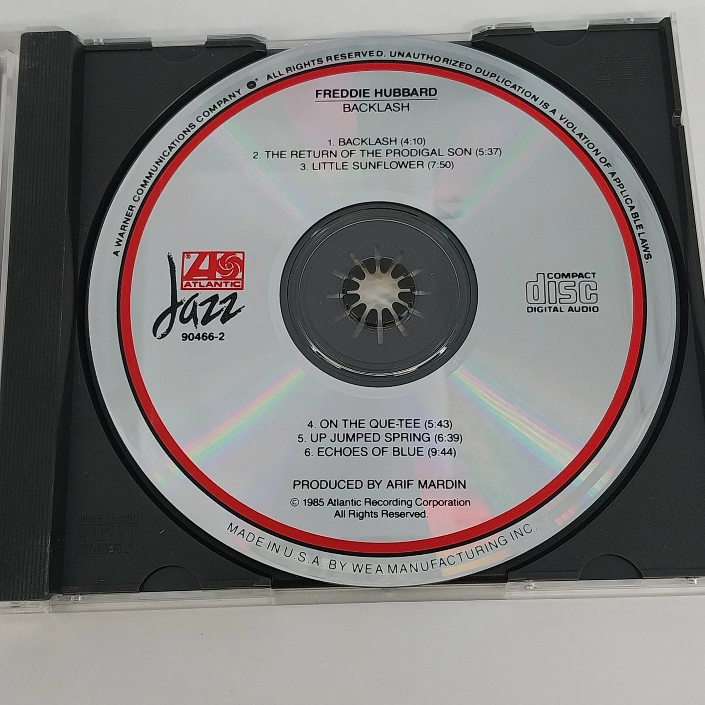 Freddie Hubbard Backlash CD 1985 Atlantic Jazz Hard Bop Trumpet USA