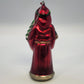 Large Santa Blown Glass Christmas Ornament Hand Painted Red Green Gifts & Tree