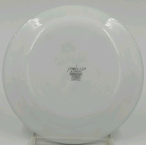 10 Corelle Callaway Holiday Ivy Dinner Plates Swirl Green Trim 10.25"d EUC