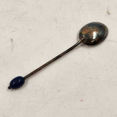 Set 6 EPNS Coffee Bean Spoons Cased Vintage ElectroPlate 1960s England Demitasse
