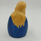 Madonna Virgin Mary & Baby Jesus Figurine Japan Ceramic Porcelain Vtg 5"x2.5"