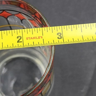 Gold Star Chili Pepsi Cola Clear Drinking Glass 6" Tiffany Style Vtg Advertising