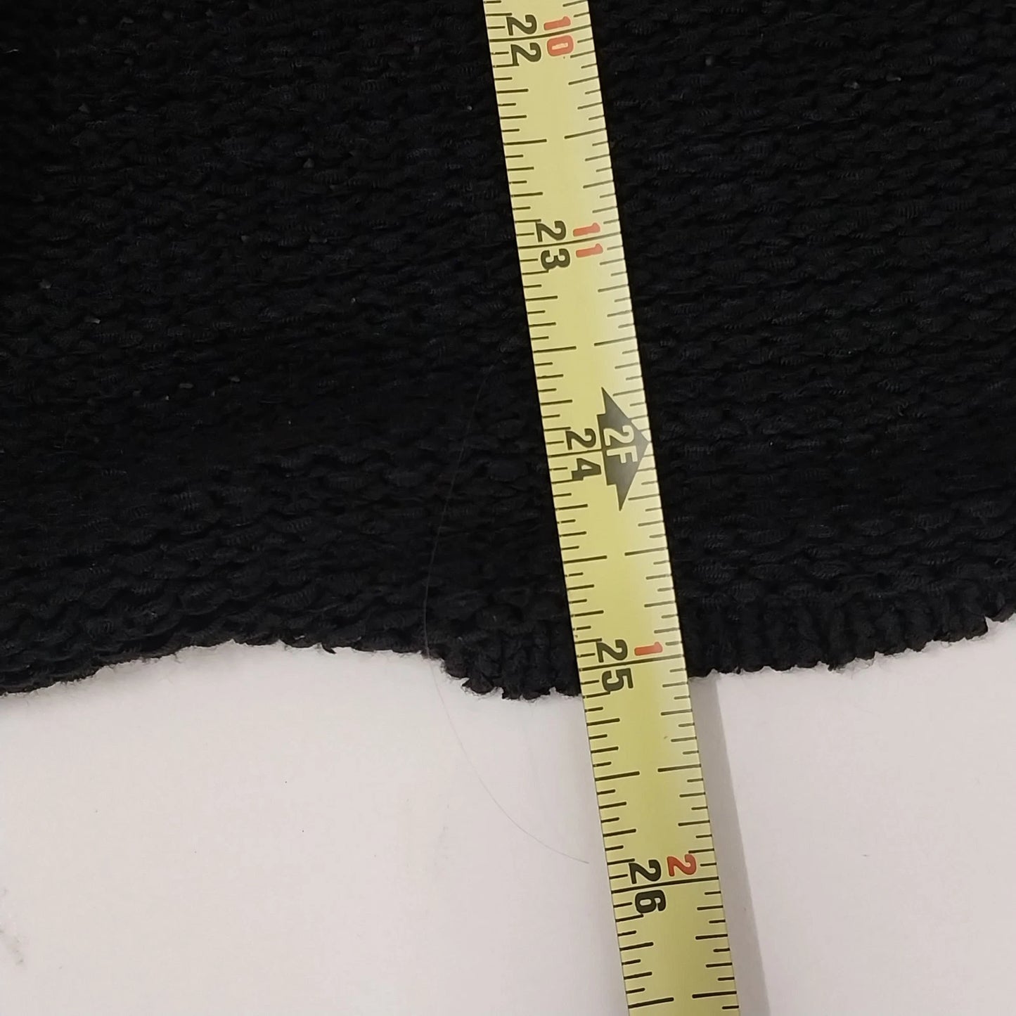 Laura Ashley Women's Black Open Front Knit Cardigan Sweater Medium Acrylic Nylon