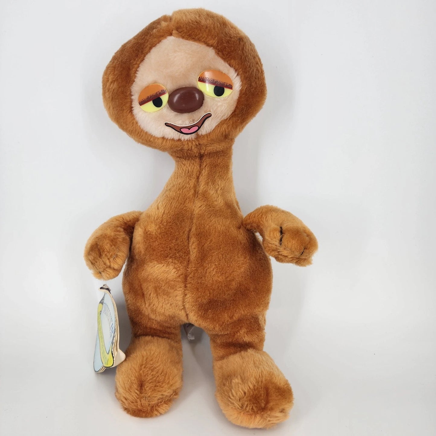 Andromicus Zapticon Planet Animals Sloth Plush 14" with Tags Rare Vintage 1982
