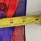 Vintage Purple Lavender Floral Hat Print Retro Scarf Korea