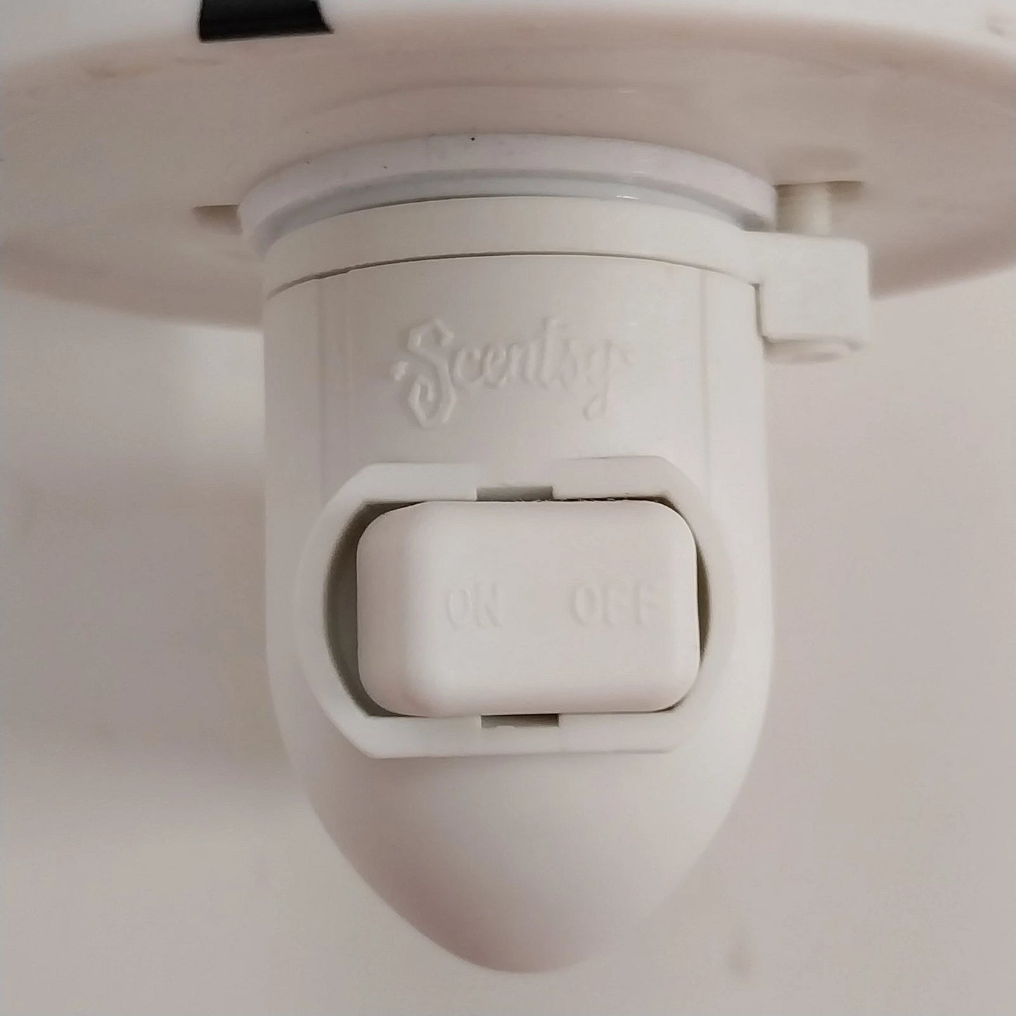 Scentsy Tilia Mini Warmer White Black Tree Silhouette Plug In Nightlight Tested