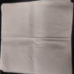 Set of 10 Soft Light Beige Dinner Table Napkins with Swiss Dotted Square 20"x20"