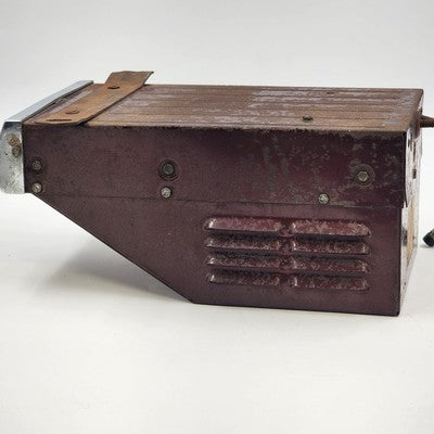 Truetone Car Radio Tube Type 1950 Era Serial A901207 Chrome Face Bakelite Knobs