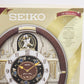 Seiko Swarovski Wall Clock NIB Golden Trumpet 18 Melodies Special Collector’s Ed