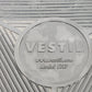 Vestil Gray Steel Rolling Step Stool 2-Step 500 lb Capacity Industrial Made USA
