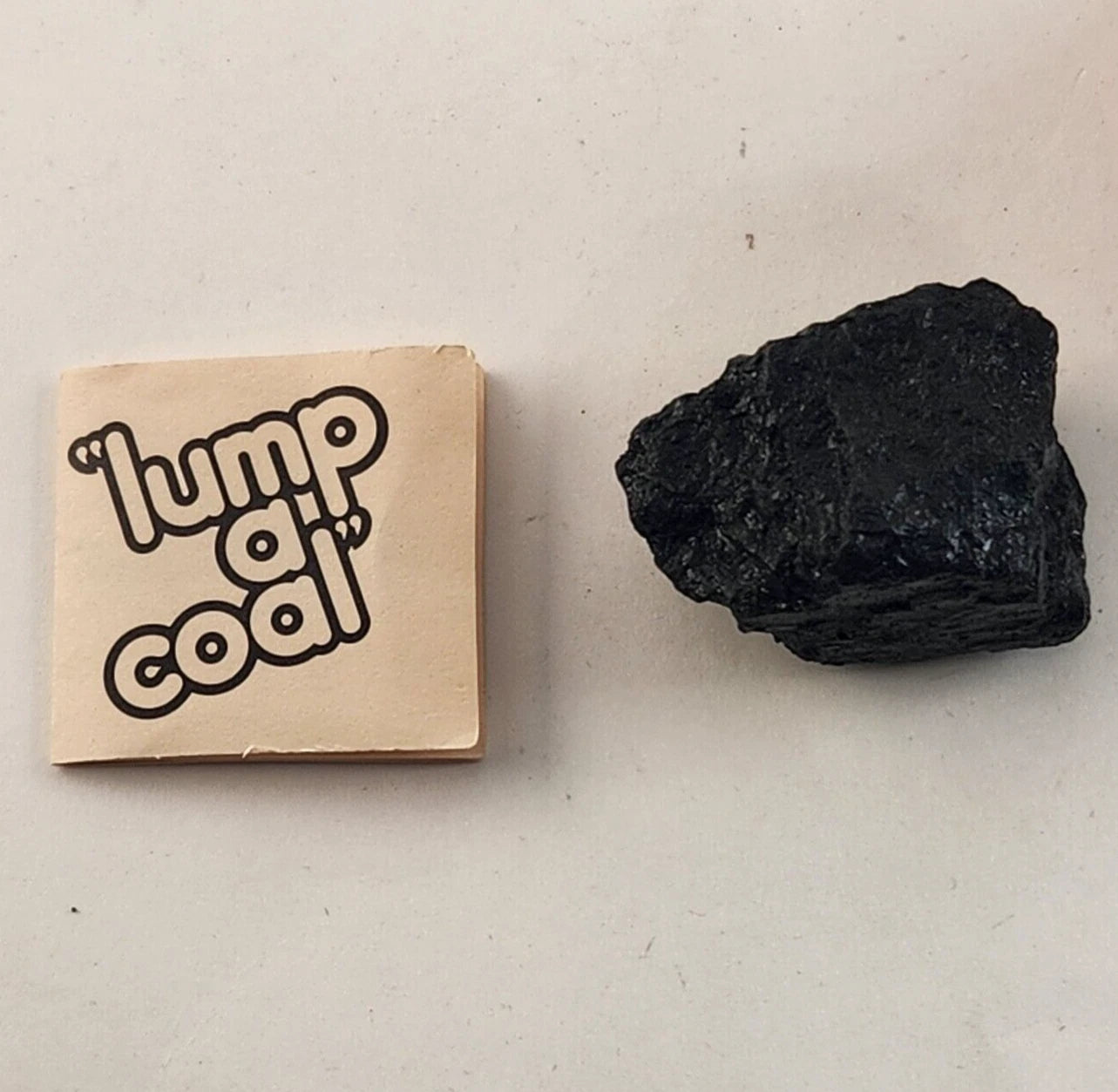 Christmas Gag Gift Lump of Coal in Box 9653 Wile E Enterprises Vintage 1978