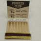 Pioneer Club Double Jackpot Downtown Las Vegas Full Matchbook Cowboy