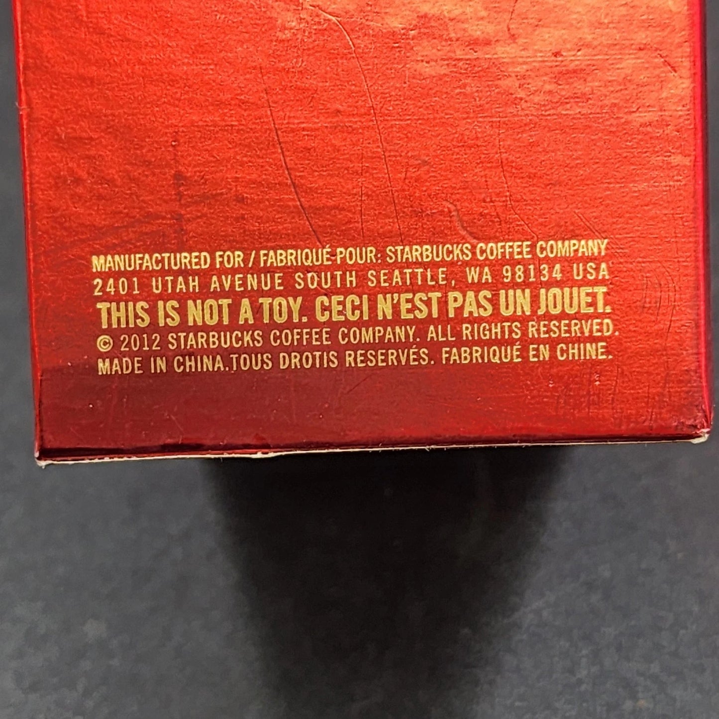 Starbucks Christmas Ornament Box Set Ceramic Snowman Fox Nutcracker Cream NIB