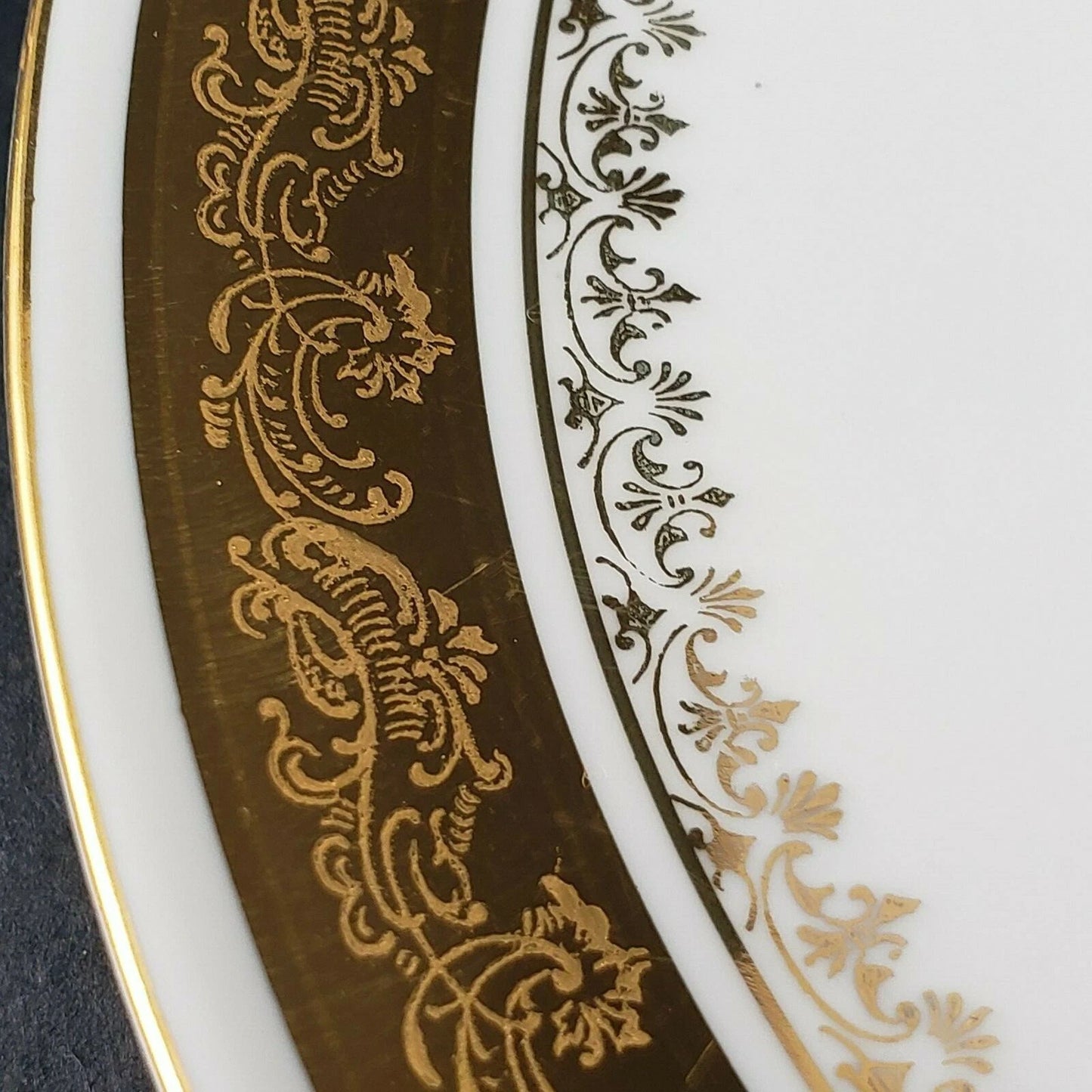 Wien Staatsoper Vienna Opera Porcelain Plate Gold Trim Decorative Austria 7.75"