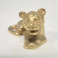 MMA Metropolitan Museum King Tut Lion Gold Tone Animal Figurine 1976 Vintage