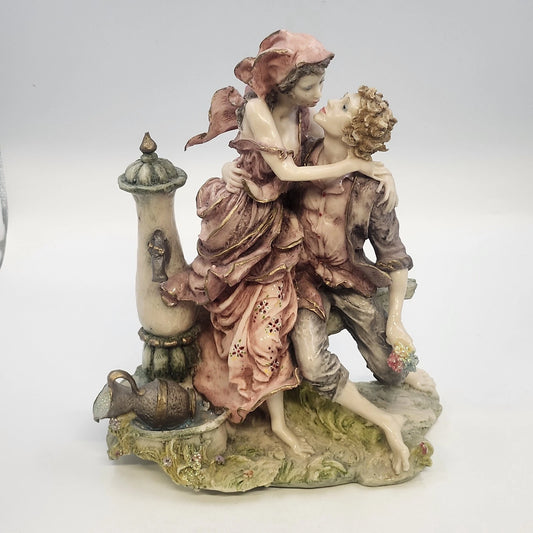 Giuseppe Armani 675T Love in Bloom Couple Kissing Figurine 12.5" No Base