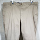 Dockers Classic Fit Khaki Pants Men 40x32 Flat Front Tan