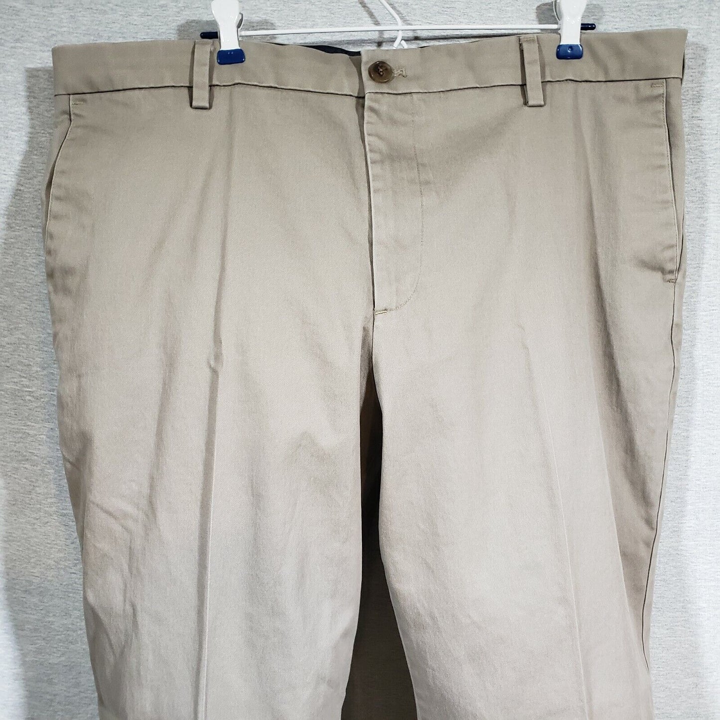 Dockers Classic Fit Khaki Pants Men 40x32 Flat Front Tan