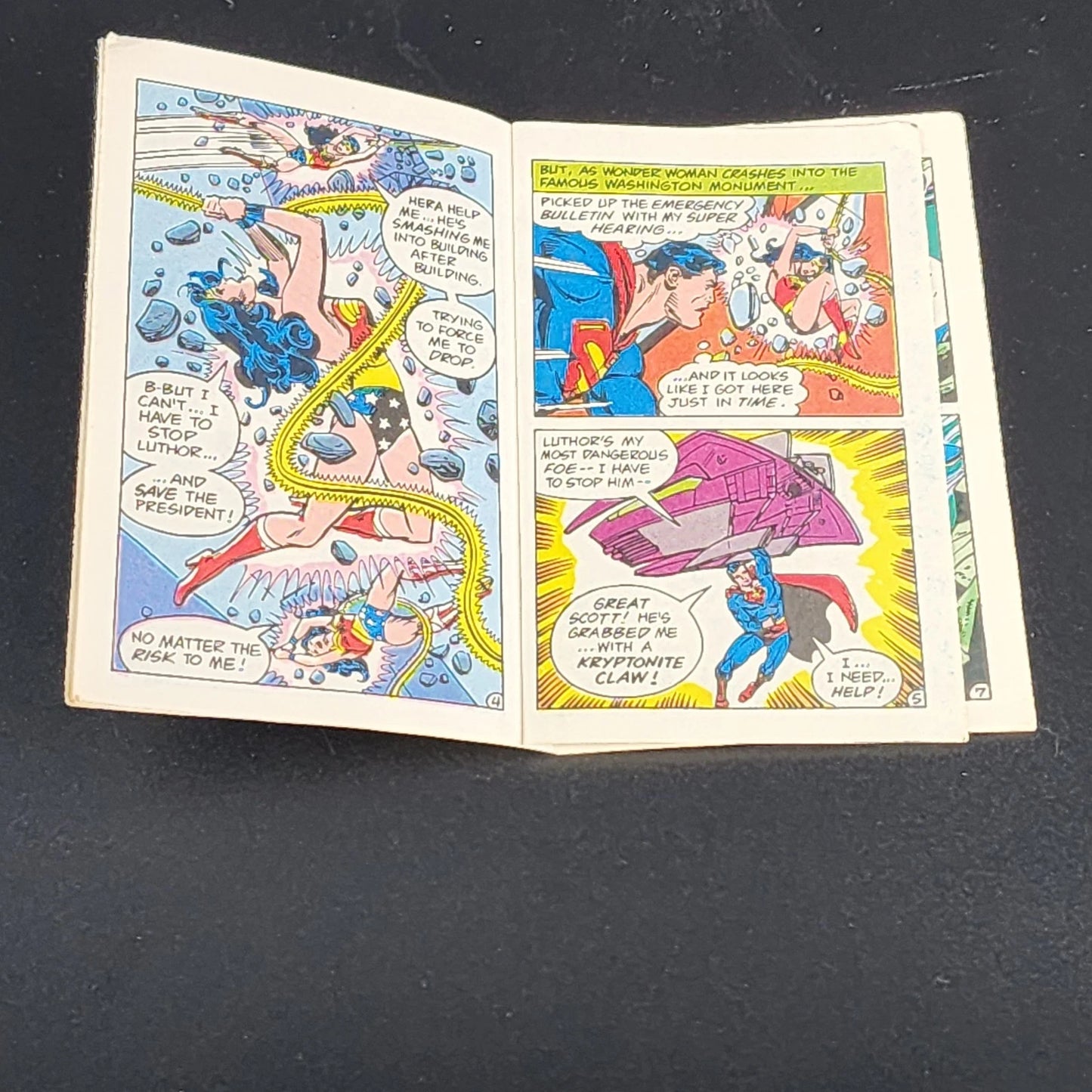 Kenner DC Super Powers Collection Lex Luthor Mini Comic Book Action #10 1983