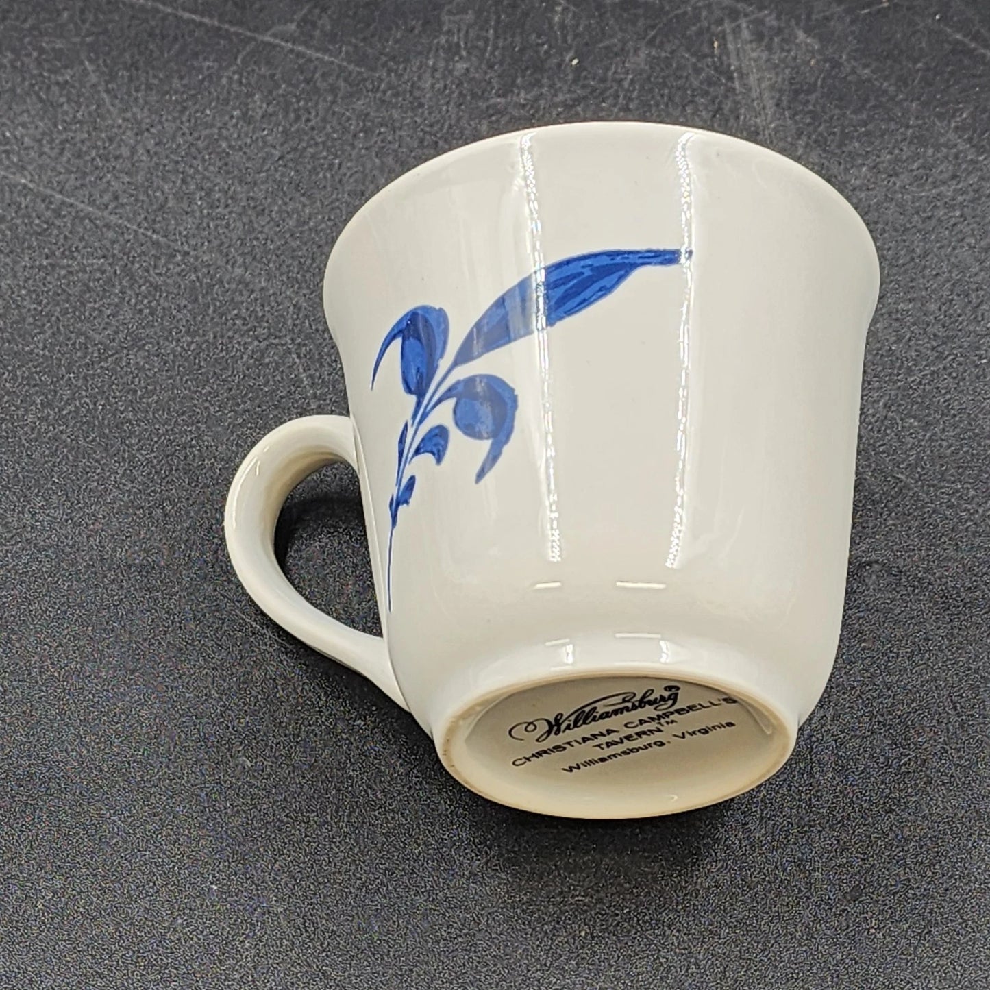 Christiana Campbell’s Tavern Coffee Cup 3.5" x 3" Blue Squirrel Williamsburg VA