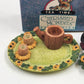 Cherished Moments Collection AT-922 Sunflower Tea Time Tea Set 6" Vintage 1995