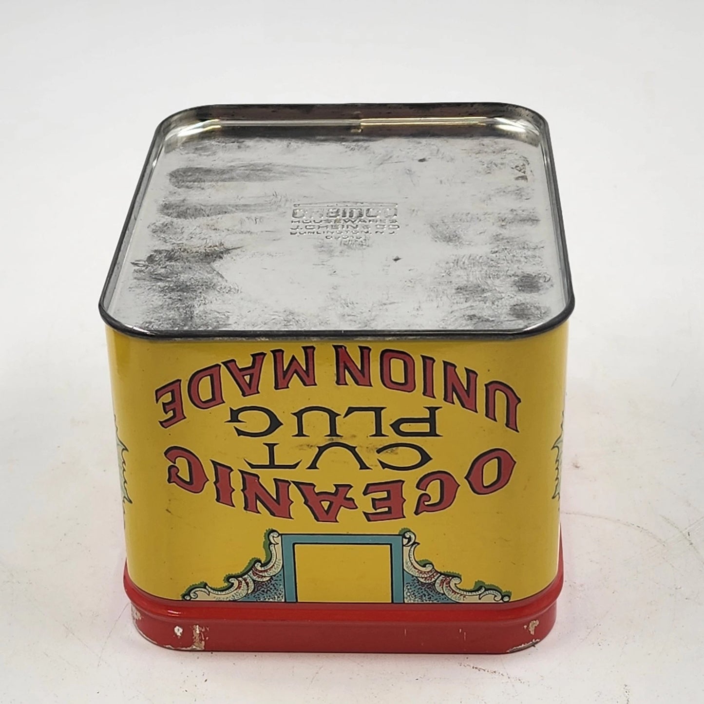 Advertising Tin Oceanic Cut Plug Tobacco by CheinCo 1880s Reproduction 1970s Vtg