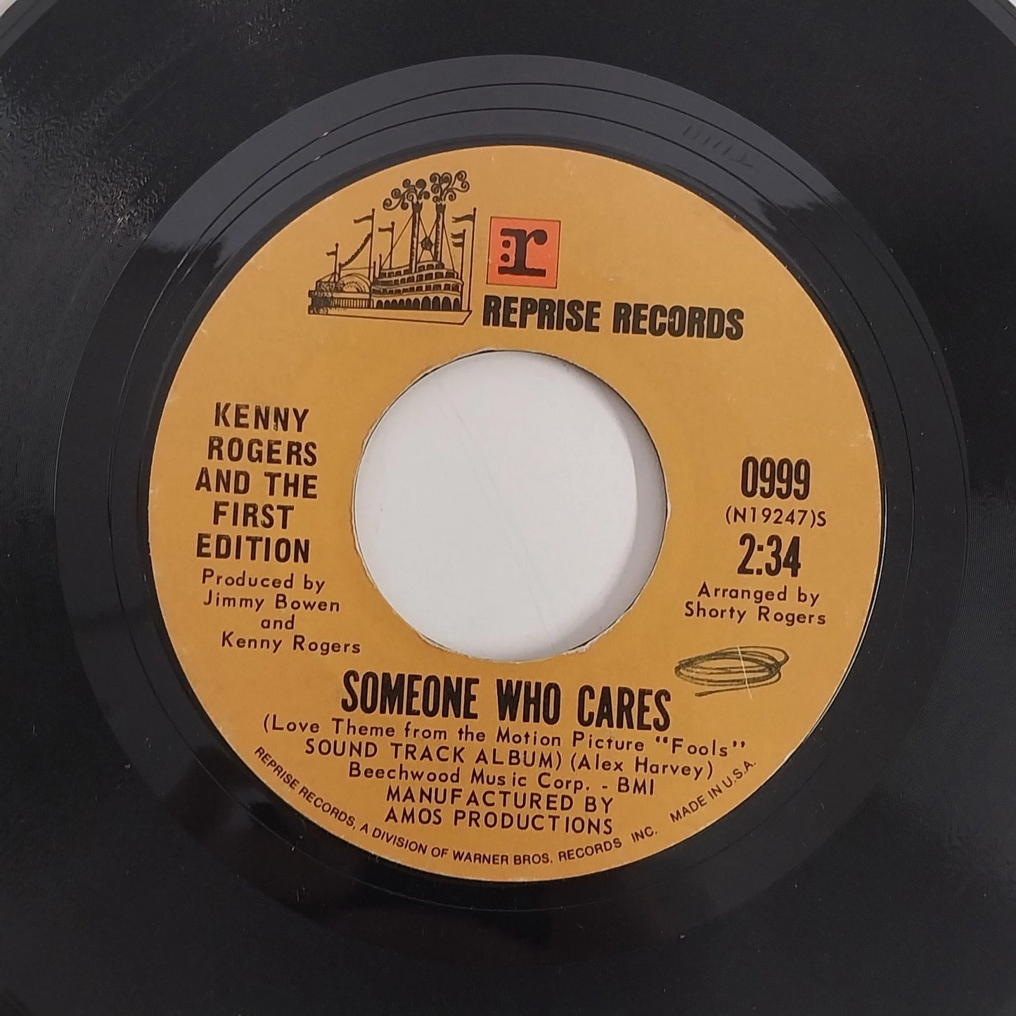 Kenny Rogers 45 RPM 7" Vinyl Lot 3 First Edition Reprise 0829 0999 0953 Country