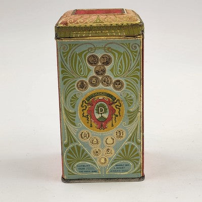 Droste's Haarlem Holland Dutch Process Cocoa Empty Original Tin Vintage 1940's
