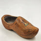 Hand Painted Single Dutch Wooden Clog Shoe Klomp Marked Holland Windmill Varnish