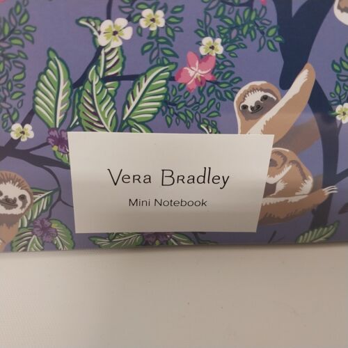 Vera Bradley Notebook Hanging Around Sloth Spiral Writing 6.0"x 8.25"