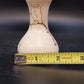 Vail Signed Horsehair Pottery Mini Bud Vase Cream Black 3" Southwestern