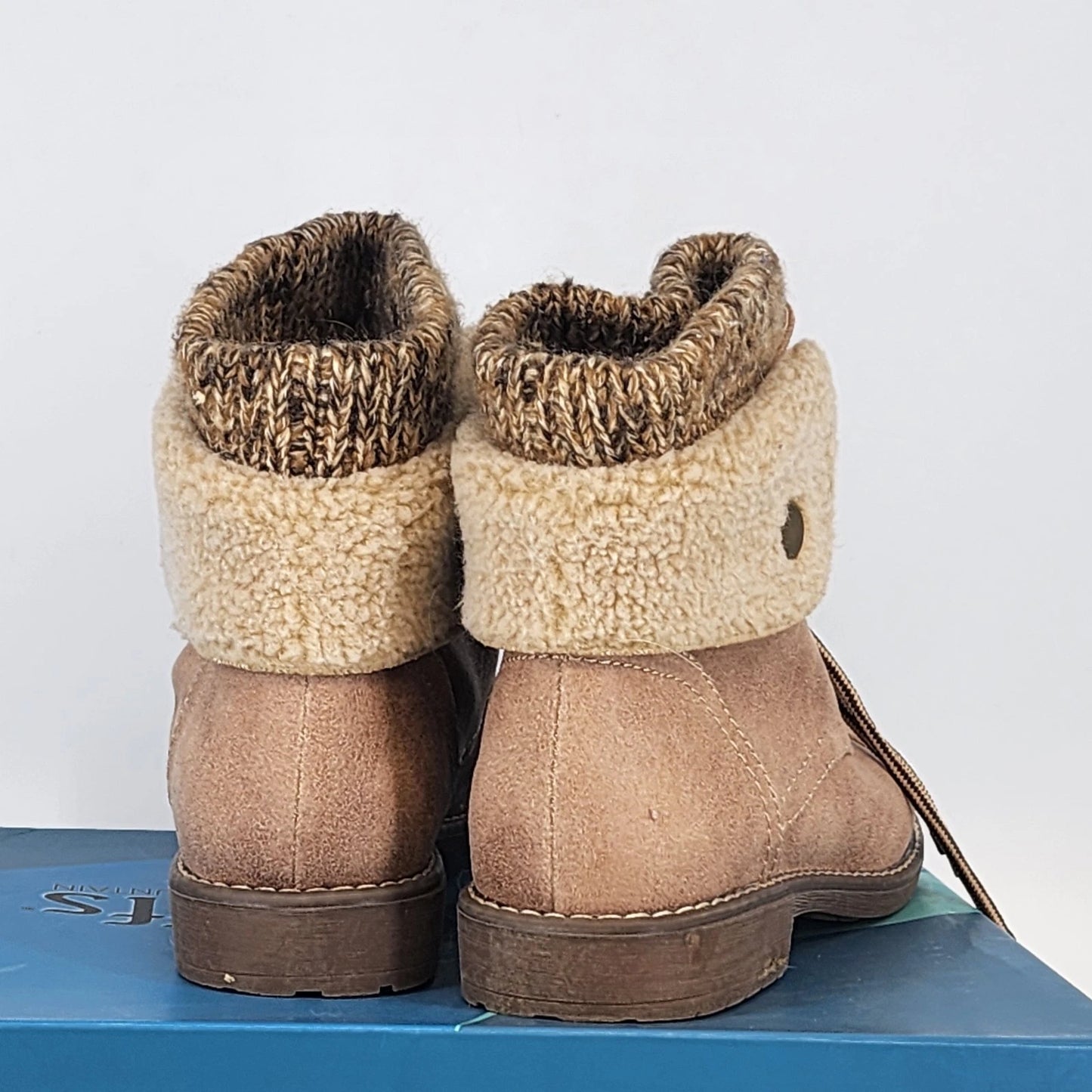Cliffs by White Mountain Duena Tan Hiker Booties Womens 8M