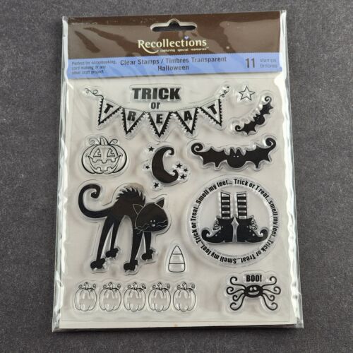 3 pks Stampendous Unmounted Themed Stamps Clear Halloween Unopened NOS