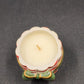 Avon Peppermint Tealight Holder Green Christmas Ribbon 2.5" Vintage China