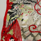 Holiday Scarf 20"x68" Red Black White Gray Women Decorating Christmas Tree Scene
