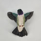 Ruby-Throated Hummingbird Figurine Hand-Painted Male Hovering 3.5" No Stand
