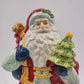 Christmas Santa Cookie Jar 12.5" Tall JC Penney Home Collectors Decor Edition