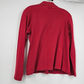 Vintage 90s The Limited Sweater Women’s L Red Button Front Collared Cotton Made in Korea