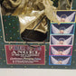 Bradford Novelty Fiber Optic Angel Tree Topper Gold 14" Color Changing w Box
