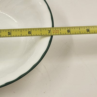 Corelle Callaway Green Ivy Soup Cereal Bowl Swirl Edge 7.25"