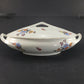 Covered Vegetable Oval Serving Dish Floral Porcelain H J Co Bavaria Antique