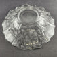 Flared Baroque 11.5" Clear Glass Bowl Fostoria Etched Chintz Pattern MCM Vintage