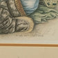 Patti Lindstrand Quality Time Art Print Framed Matted Embossed Seal Signed 1989