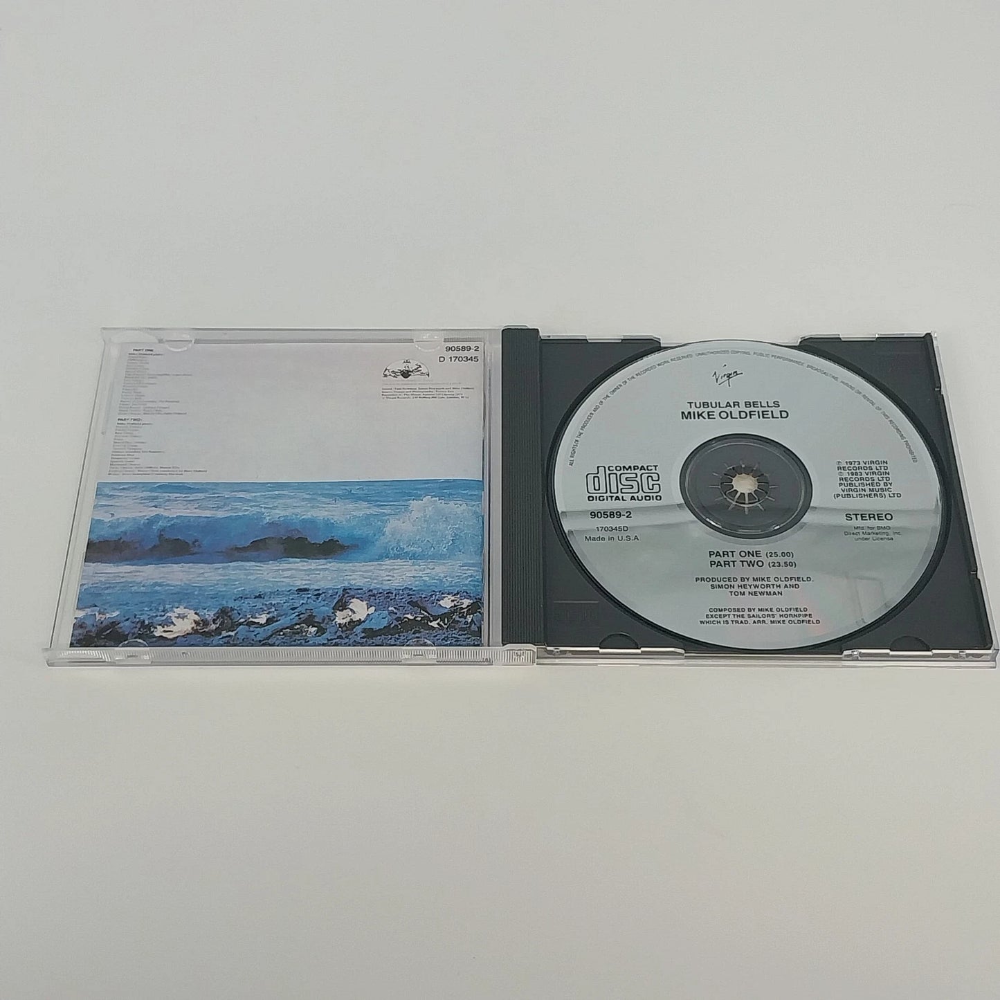 Mike Oldfield Tubular Bells CD 1983 Virgin Records Progressive Rock Instrumental