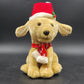 Gemmy Animated Golden Retriever Singing Christmas Plush Holiday Decor